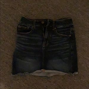 american eagle jean skirt